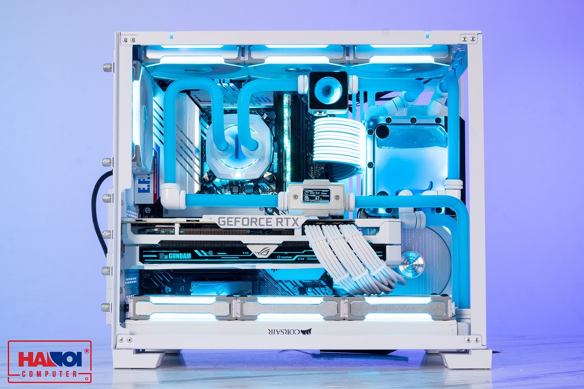 LIAN-LI PC - O11-Dynamic - Mini Snow White watercooling